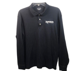 Lands' End men black‎ polo shirt size M